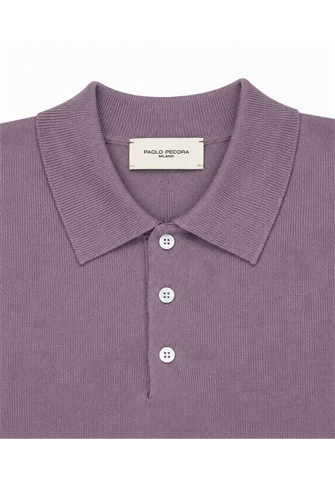Polo con logo PAOLO PECORA KIDS | PP4404LAVANDA